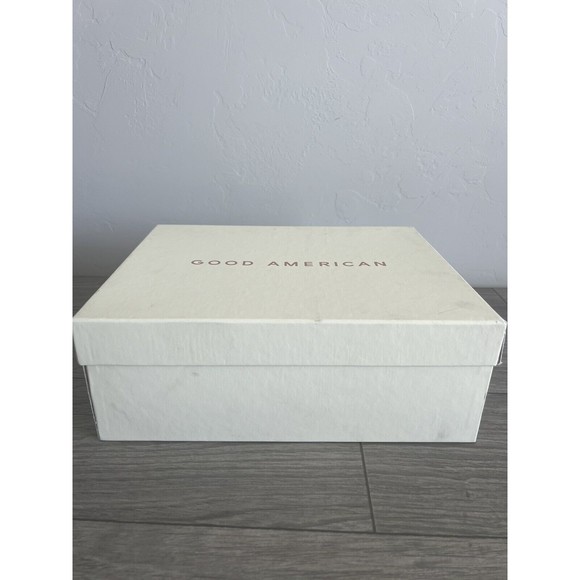 Good American Jeweled Emma Light‎ Smoke Stiletto Heel Size 12 NIB - Picture 10 of 13